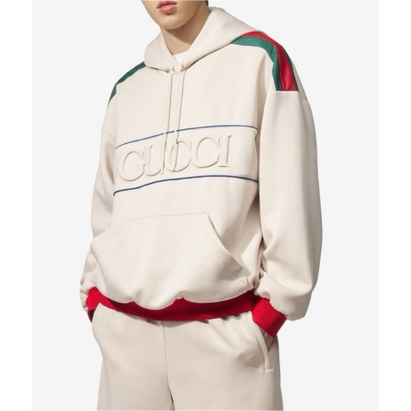 Gucci Other - Unisex Gucci light neoprene Gucci logo hoodie size medium fits like large